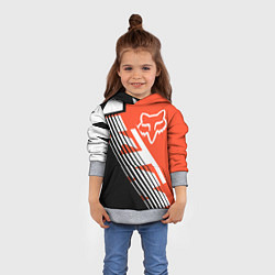 Толстовка-худи детская FOX X KTM Сollaboration, цвет: 3D-меланж — фото 2