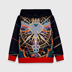 Толстовка-худи детская Рыцарь и Лучезарность Hollow Knight, цвет: 3D-красный