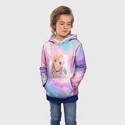 Толстовка-худи детская My Dress-Up Darling: Marin Kitagawa, цвет: 3D-синий — фото 2