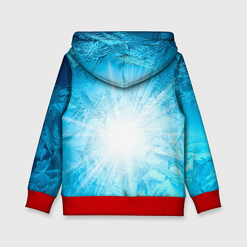 Детская толстовка IN COLD logo with blue ice / 3D-Красный – фото 2