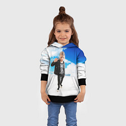 Толстовка-худи детская ПЛАТИНА SOSA MUZIK, цвет: 3D-черный — фото 2