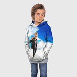 Толстовка-худи детская ПЛАТИНА SOSA MUZIK, цвет: 3D-меланж — фото 2