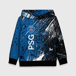 Толстовка-худи детская Псж краска, цвет: 3D-черный