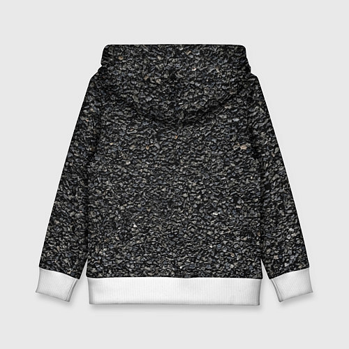 Детская толстовка Асфальт Asphalt / 3D-Белый – фото 2