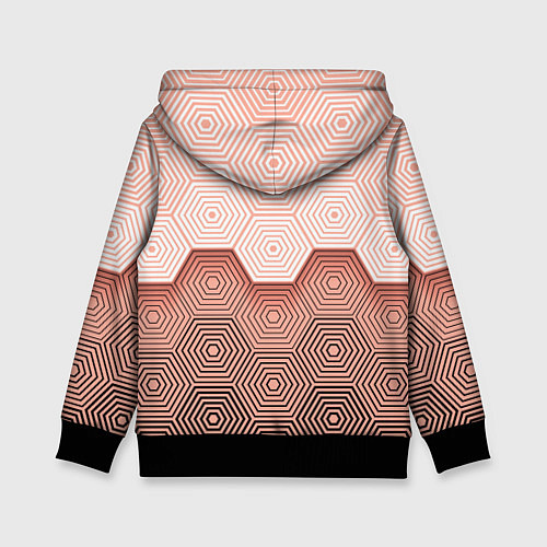 Детская толстовка Hexagon Minimal / 3D-Черный – фото 2