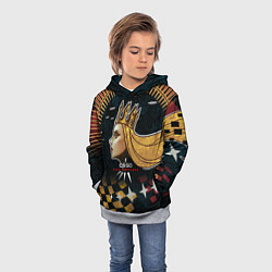 Толстовка-худи детская Cs:go - The Empress 2022 Императрица, цвет: 3D-меланж — фото 2