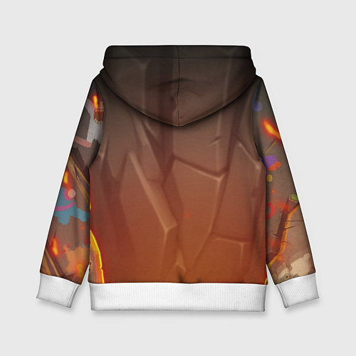 Детская толстовка Барабамень, Мамунт и Палезатор / 3D-Белый – фото 2