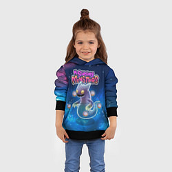 Толстовка-худи детская My Singings monsters ВУЖАС GHAZT, цвет: 3D-черный — фото 2