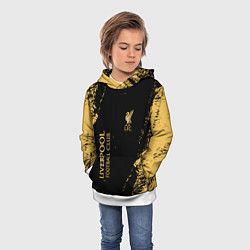 Толстовка-худи детская Liverpool гранж, цвет: 3D-белый — фото 2