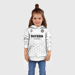 Толстовка-худи детская Bayern Champions Униформа, цвет: 3D-белый — фото 2