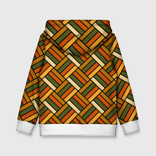 Детская толстовка Polynesian tiki LUCKY / 3D-Белый – фото 2