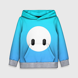 Толстовка-худи детская Fall Guy blue, цвет: 3D-меланж