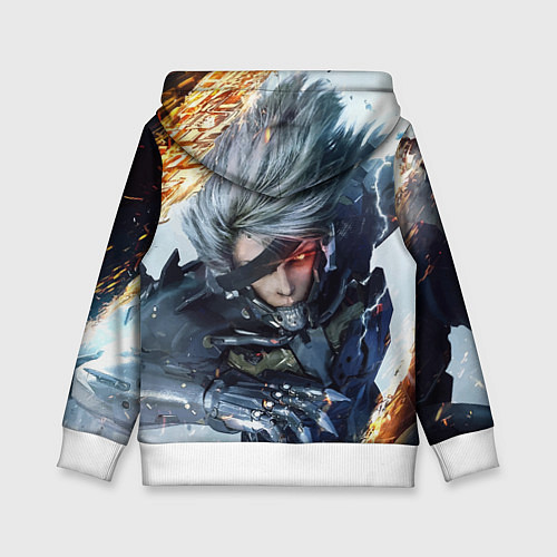 Детская толстовка Metal Gear Rising: Revengeance / 3D-Белый – фото 2