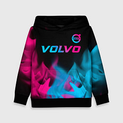 Толстовка-худи детская Volvo Neon Gradient, цвет: 3D-черный