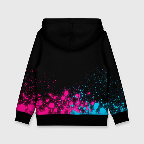 Детская толстовка Bring Me the Horizon Neon Gradient / 3D-Черный – фото 2