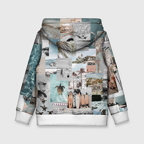 Детская толстовка Aloha surfing / 3D-Белый – фото 2