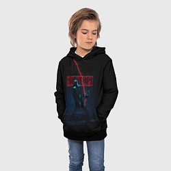 Толстовка-худи детская EDDIE MUNSON STRANGER THINGS, цвет: 3D-черный — фото 2