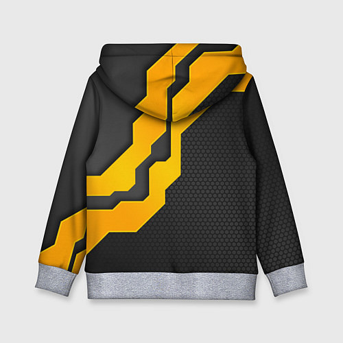 Детская толстовка PORSCHE - ТЕХНОЛОГИЧЕСКАЯ БРОНЯ / 3D-Меланж – фото 2
