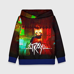 Толстовка-худи детская Stray: Бродяжка, цвет: 3D-синий