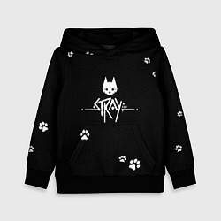 Толстовка-худи детская Stray, цвет: 3D-черный