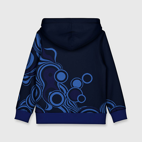 Детская толстовка Рей Аянами - холодная девочка / 3D-Синий – фото 2
