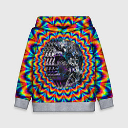 Толстовка-худи детская Психоделика - античная иллюзия, цвет: 3D-меланж