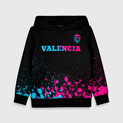 Детская толстовка Valencia - neon gradient: символ сверху