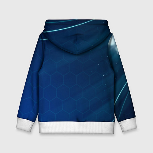 Детская толстовка Liverpool Соты Абстракция / 3D-Белый – фото 2
