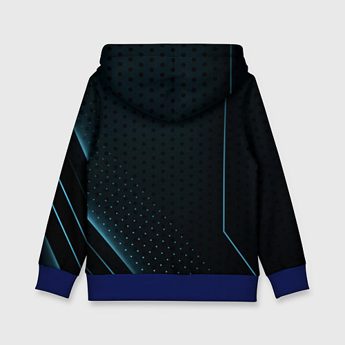 Детская толстовка Geely Абстракция / 3D-Синий – фото 2