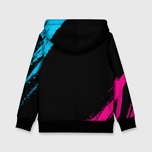 Детская толстовка AC Milan - neon gradient / 3D-Черный – фото 2