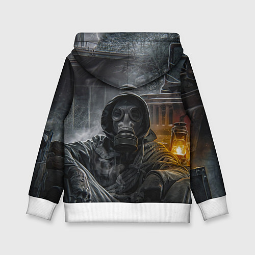 Детская толстовка STALKER На Привале В Припяти / 3D-Белый – фото 2