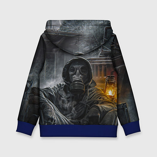 Детская толстовка STALKER На Привале В Припяти / 3D-Синий – фото 2