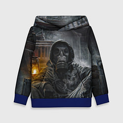 Толстовка-худи детская STALKER На Привале В Припяти, цвет: 3D-синий