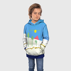 Толстовка-худи детская Boys Dont Cry - The Cure, цвет: 3D-синий — фото 2