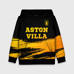 Детская толстовка Aston Villa - gold gradient: символ сверху