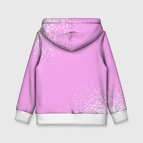 Детская толстовка Ксюша кошечка с сердечком / 3D-Белый – фото 2