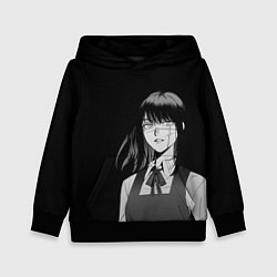 Толстовка-худи детская Человек-бензопила : Аса Митака, цвет: 3D-черный