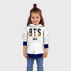 Толстовка-худи детская BTS Team Art, цвет: 3D-синий — фото 2