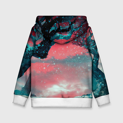 Детская толстовка Секиро в лесу / 3D-Белый – фото 2