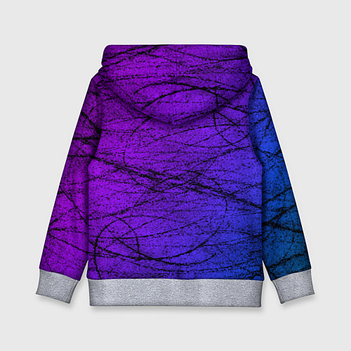 Детская толстовка Обидеть Машу может каждый, не каждый может убежать / 3D-Меланж – фото 2