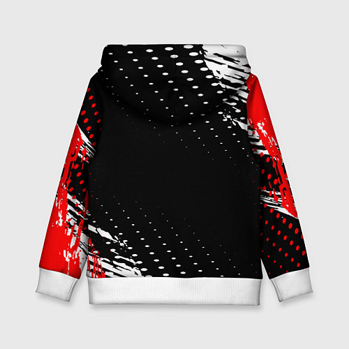 Детская толстовка Doom - краска / 3D-Белый – фото 2