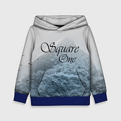 Толстовка-худи детская Square One, цвет: 3D-синий