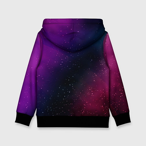 Детская толстовка Tomodachi Game gradient space / 3D-Черный – фото 2