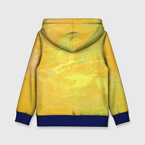 Детская толстовка Осенние краски / 3D-Синий – фото 2