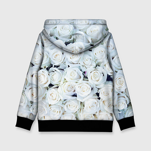 Детская толстовка Шатунов на фоне роз / 3D-Черный – фото 2