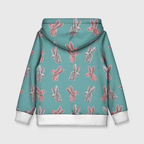Детская толстовка Кролли / 3D-Белый – фото 2