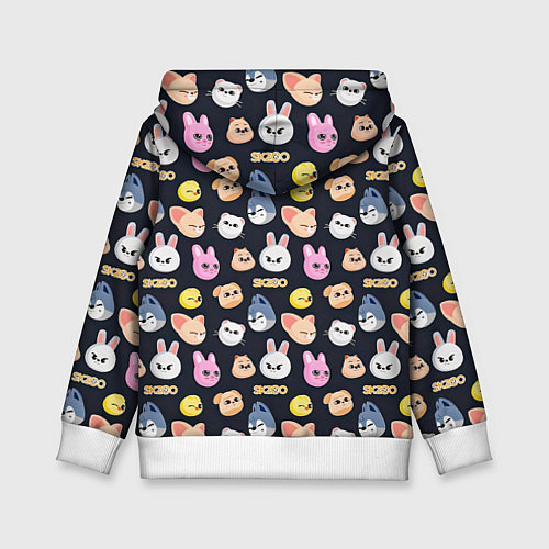 Детская толстовка Skzoo pattern / 3D-Белый – фото 2