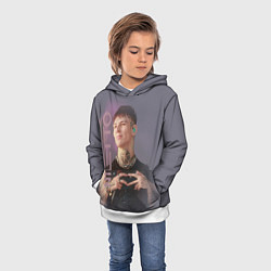 Толстовка-худи детская Niletto- моя любимка, цвет: 3D-белый — фото 2