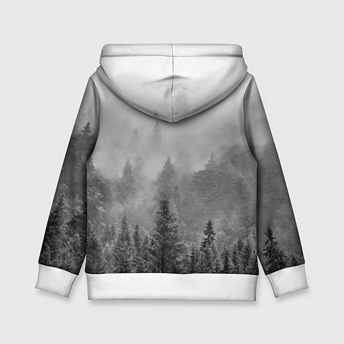 Детская толстовка Gray Forest / 3D-Белый – фото 2