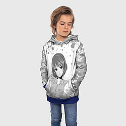 Толстовка-худи детская Rui Tachibana art, цвет: 3D-синий — фото 2